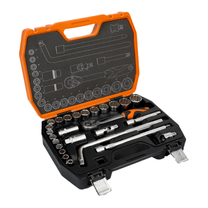 Socket Kendo 1/4 Set 42 Pc Ken90562