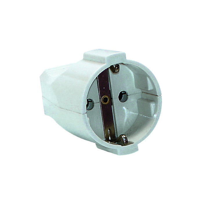 SOCKET 10/16A SHUKO FEMALE WHITE - PWR-SHUKO-SOCKET