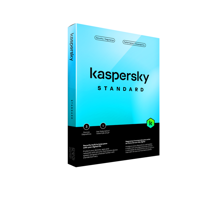 KASPERSKY STANDARD - 5 DEVICES - 1 YEAR - PAP DVD - NO CD