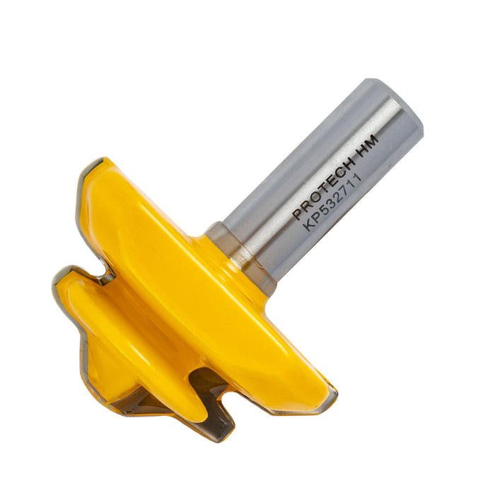 TONGUE & GROOVE Angle Router Bit - 2' x 1' with 1/2' Shank | Woodworking Tool