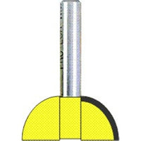Finger Grip Router Bit 3/8x1/4, 2 Flute, 1/4 Shank. Cabinet Hardware Tool. Chavda.com