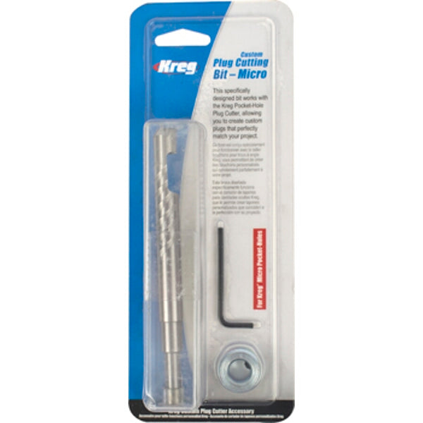 Kreg Plug Cutting Bit Micro - Custom Wood Plugs for Micro Pocket-Holes, Woodworking Accessories