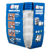 Small Hardware Container 4-Pack 76.2X114.30X50 Mm Kr Kss-S