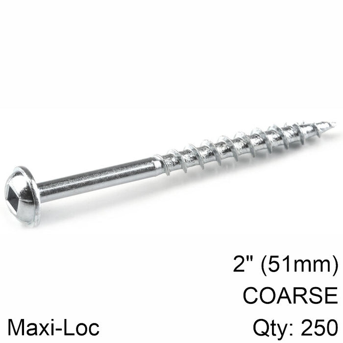 KREG KREG ZINC POCKET HOLE SCREWS 51MM 2.00