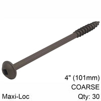 Kreg Kreg Hd Protec Kote Pocket Hole Screws 101 Mm / 4.00', Coarse Thread Kr Sml C4 X400 30