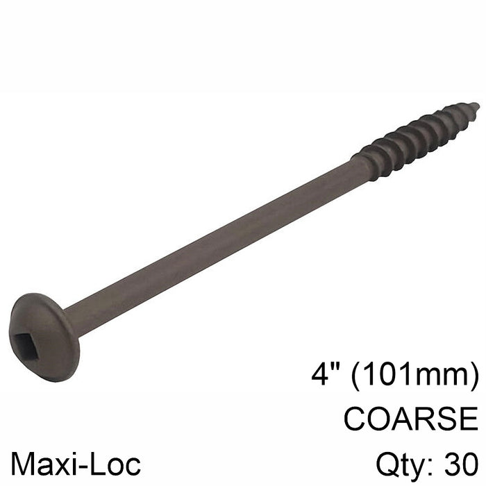 Kreg Kreg Hd Protec Kote Pocket Hole Screws 101 Mm / 4.00', Coarse Thread Kr Sml C4 X400 30