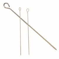 BCE Kebab Skewers S/Steel (Flat) - 300Mm (12) - KSS0300