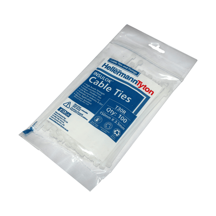 Cabletie Ht White 100 X2.5 Mm Pk100 T18 R Kss2000