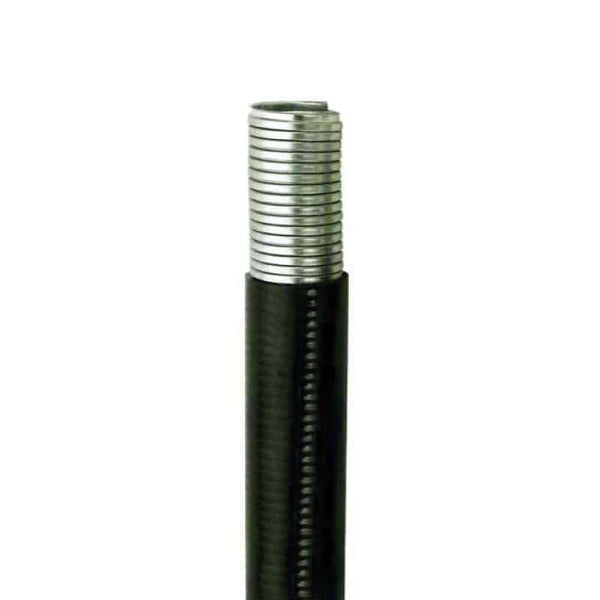 20mm Black Liquid Tight Flexible Convoluted Tubing | Chavda.com