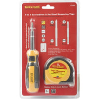 Tork Craft | Screwdriver 6 in 1 & 5m Measuring Tape - KT2302