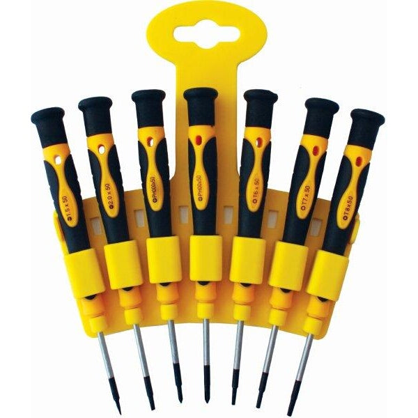 7PC Precision Screwdriver Set for Electronics Repair | Miniature Screwdrivers | chavda.com