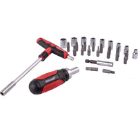 TORK CRAFT 29PC RATCHETING SCREWDRIVER & T-HANDLE TOOL SET KT6002
