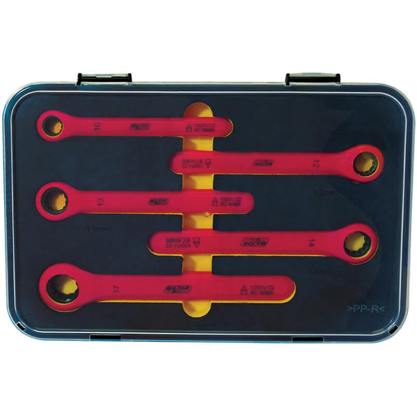 Major Tech 1000V AC/1500V DC Insulated Ring Gear Wrench Set | KV-5RRS - image 3