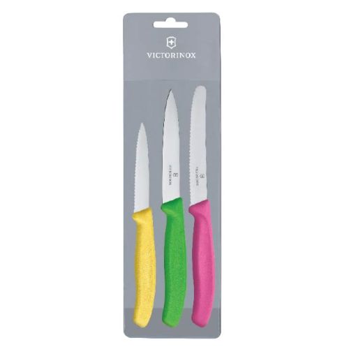 VICTORINOX  - Classic 3 Piece Prism Paring Set - KVS0015