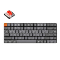 Keychron K3 Max QMK/VIA Wireless 75% Custom Mechanical Keyboard | RED Switches-K3M-H1
