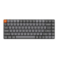 Keychron K3 Max QMK/VIA Wireless 75% Custom Mechanical Keyboard | RED Switches-K3M-H1