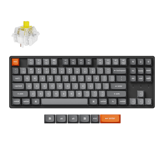 Keychron K8 Max QMK Wireless Custom Mechanical Keyboard | BANANA Switches-K8M-J4