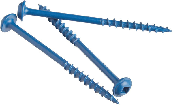 KREG Blue Kote Pocket Hole Screws 51Mm 2.00' #8 Coarse Thread Mx Loc 5 - KR SML-C2B-50-INT