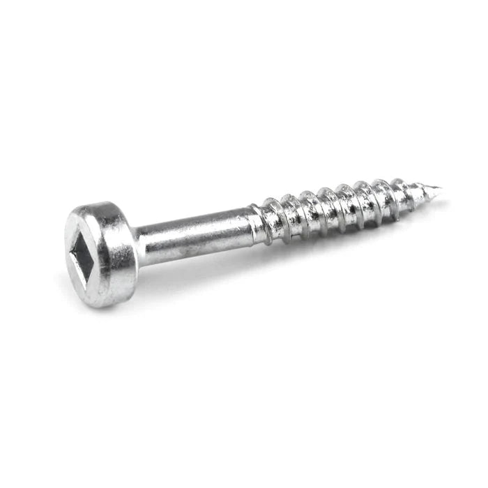 Kreg Kreg Zinc Pocket Hole Screws 25mm 1.00 Inch #6 Fine Thread Pan Head 100ct Kr Sps F1 100 Int