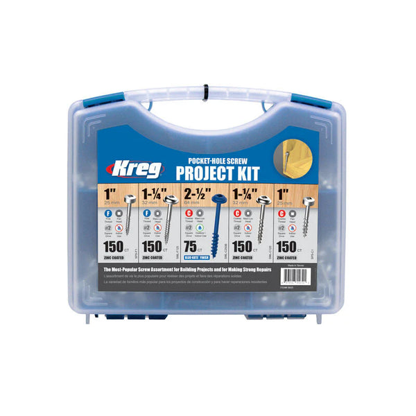 Kreg Kreg Wood Pocket Hole Screw Kit 675 Pce Kr Sk03