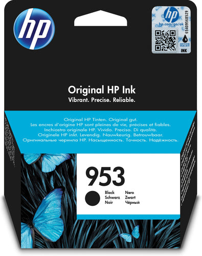 HP 953 Black Original Ink Cartridge - Genuine HP Ink for Vibrant Prints