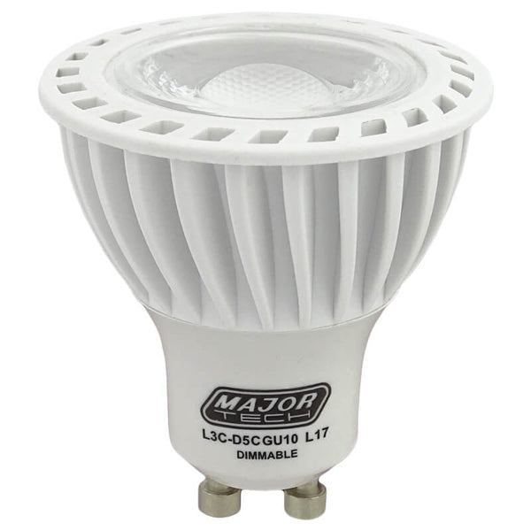 Major Tech 5W Dimmable GU10 LED Spotlight 3000K L3C-D5W