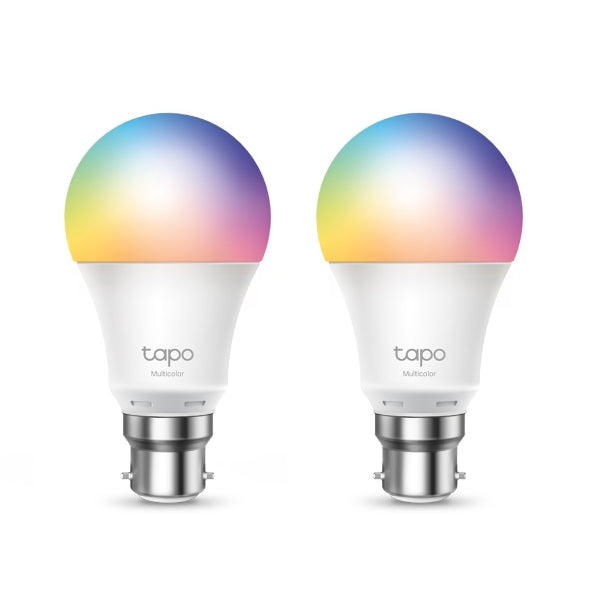Smart Wi-Fi Light Bulb, Multicolor 2 Units