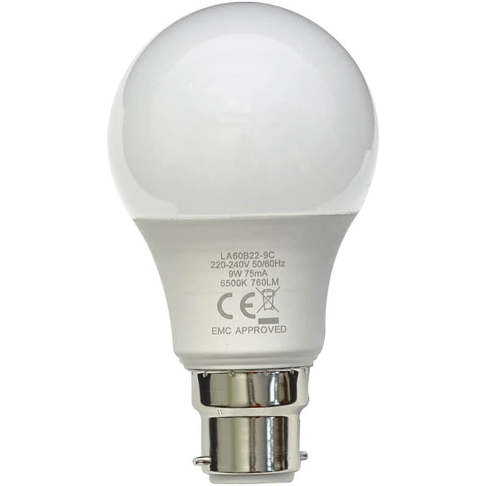 Major Tech 9W LED B22 Lamps | LA60B22-9W - image 1