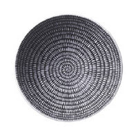 LUZERNE URBAN STORM Round V-Bowl 15.5CM Black and White Pattern Dishware - chavda.com
