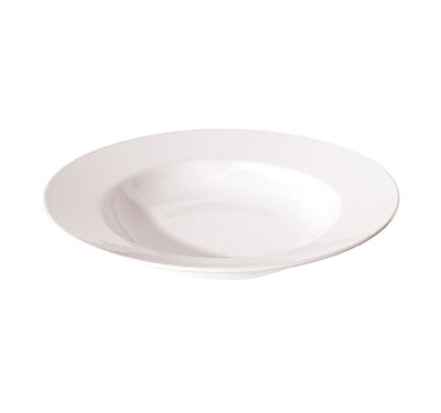 LUZERNE New Bone - White - Round Rim Soup Plate - 22Cm (24) - LACW1102022