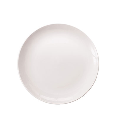 LUZERNE New Bone - White - Round Coupe Plate - 16.5Cm (24) - LACW1201017