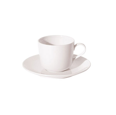 Luzerne New Bone China White Tea Cup 20cl | Fine Dining Porcelain Cup