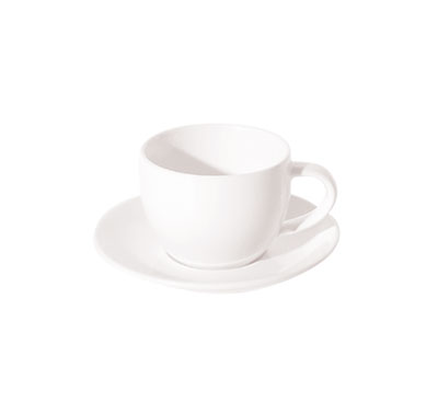 LUZERNE New Bone - White - Coupe Saucer - 11.5Cm (24) - LACW1415412