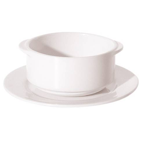 Luzerne New Bone White Rim Saucer 16cm LACW1425016 - Elegant Tableware