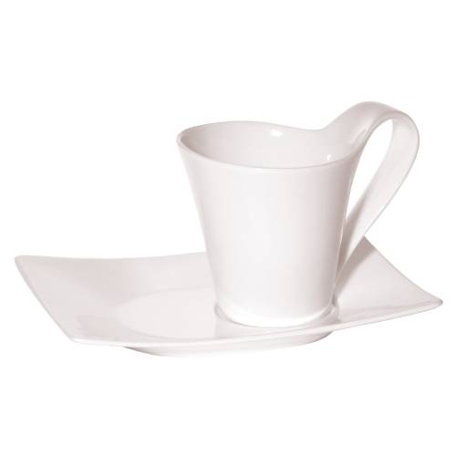 LUZERNE New Bone - White - Long Saucer - 20.7Cm (24) - LACW1431021