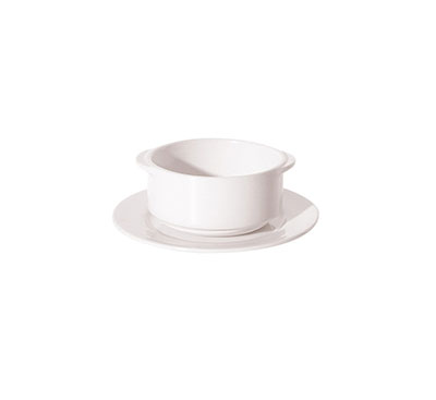 LUZERNE New Bone - White - Soup Cup W/Ear - 28Cm (24) - LACW1501028B