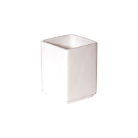 Luzerne New Bone White Tall Sachet Holder 7.2cm Square Ceramic Vase Restaurant Hotel Tableware Organizer Lacw1707005