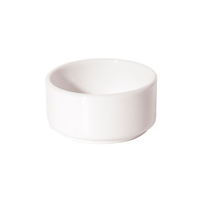 LUZERNE New Bone - White - Butter Dish - 6Cm (24) - LACW1810006