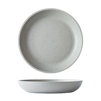LUZERNE Dune - Ash - Deep Coupe Plate - 23Cm (12) - LADE1602023-AS