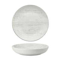 LUZERNE Drizzle - White - Round Deep Coupe Plate - 23Cm - (12) - LADZ6102023/HKA16901