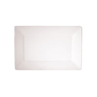 LUZERNE New Bone - White - Flat Rectangle Plate - 31Cm X 20Cm (12) - LAHW1108131