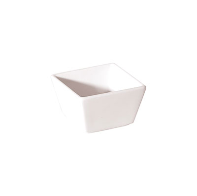 LUZERNE New Bone - White - Square Bowl - 7.5Cm (24) - LAHW1900208