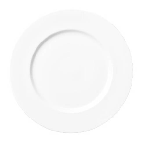 LUZERNE Olive - White - Round Rim Plate - 16.5Cm (12) - LAOL1101017