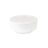Luzerne Olive White Bowl 13.5cm - Ceramic Dining Bowl - Restaurant & Home Use - Chip Resistant, Microwave & Dishwasher Safe