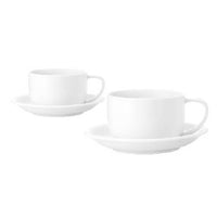Luzerne Olive White Espresso Saucer - 12cm | Restaurant Quality China