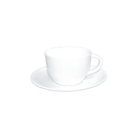 Luzerne Olive White Saucer - 15cm - Hotel & Restaurant Grade | Chavda.com