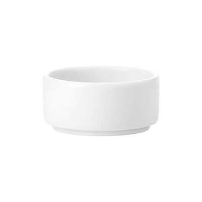 LUZERNE Olive White Butter Dish 6cm - Chip Resistant, Microwave & Dishwasher Safe - Buy Now!