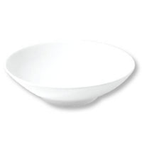 LUZERNE OLIVE White Bowl - 24cm Restaurant Quality Round Bowl - Chip Resistant, Microwave Safe - Hotel & Restaurant Tableware