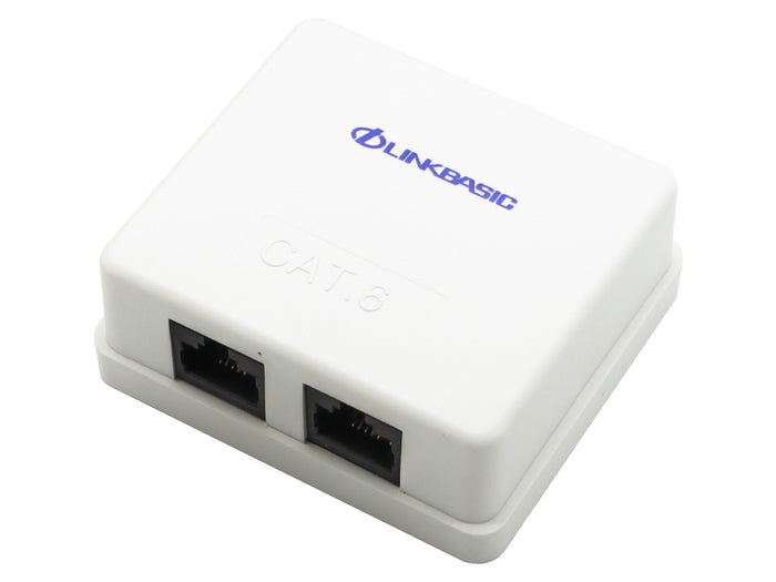 Linkbasic Cat6 Double Surface Mount Box