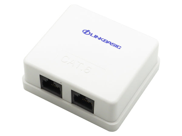 Linkbasic Cat6 Double Surface Mount Box